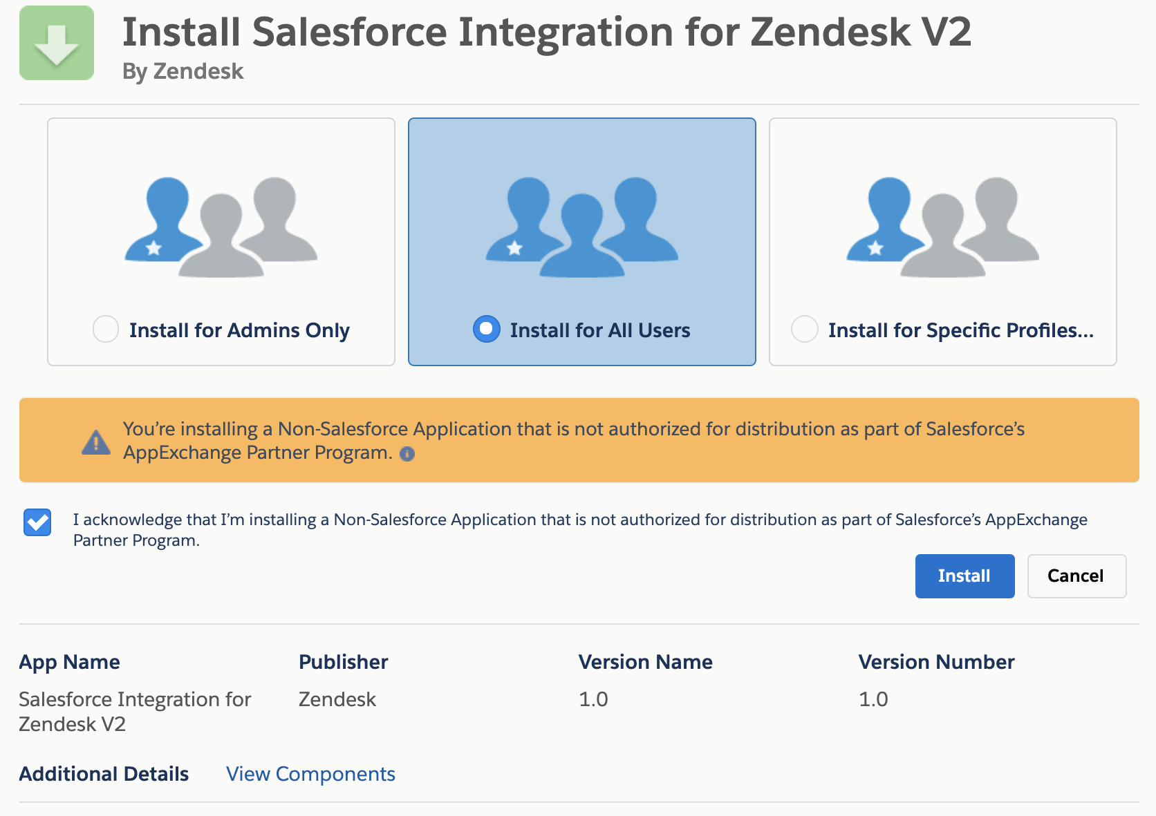 Salesforce Managed Package