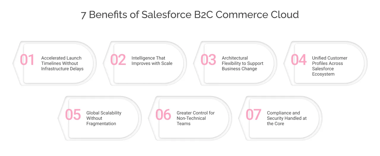 7 Benefits of Salesforce B2C Commerce Cloud light