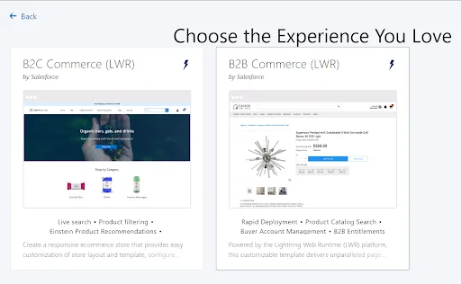 B2C Commerce (LWR) Template