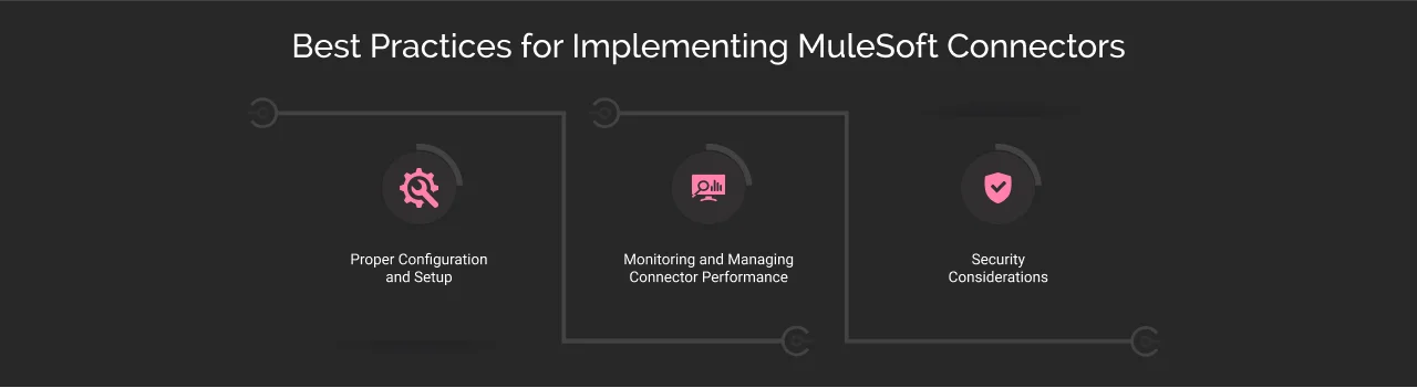 best practices for implementing muleSoft connectors