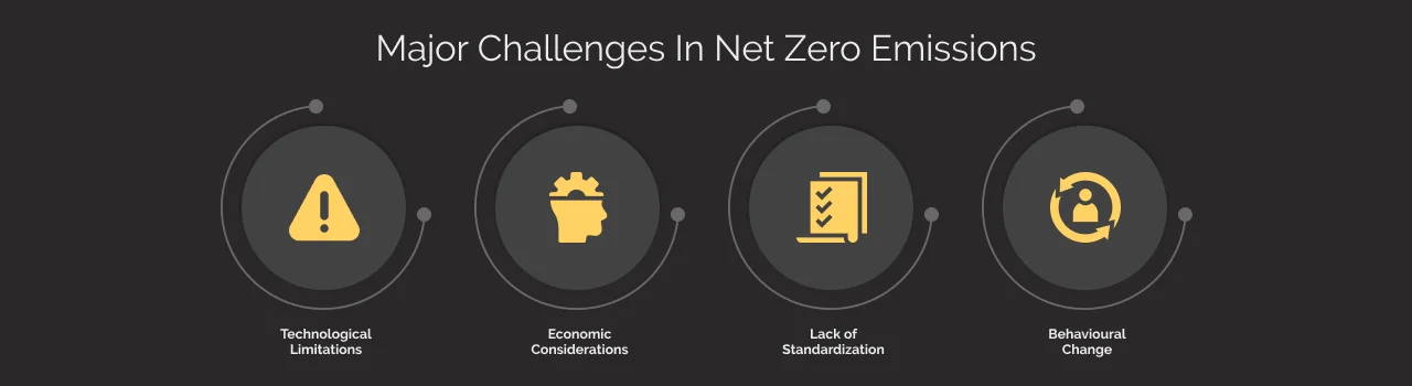 challenges in net zero emissions dark