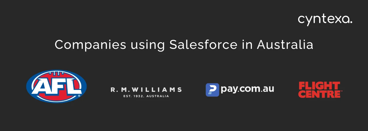 companies that use Salesforce inAustralia dark mode image
