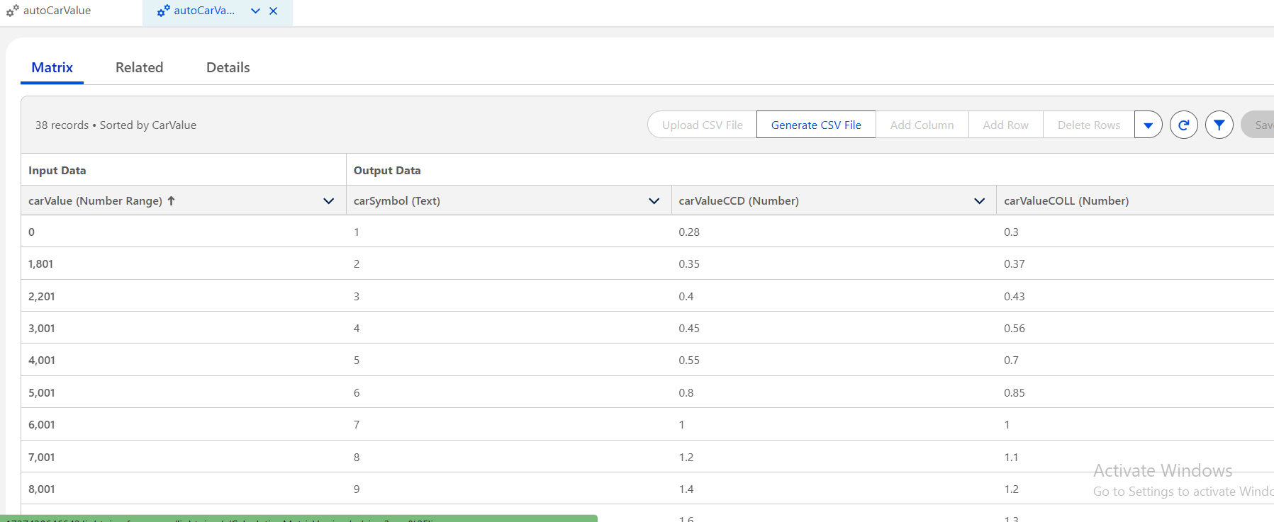Creating a Lookup Table