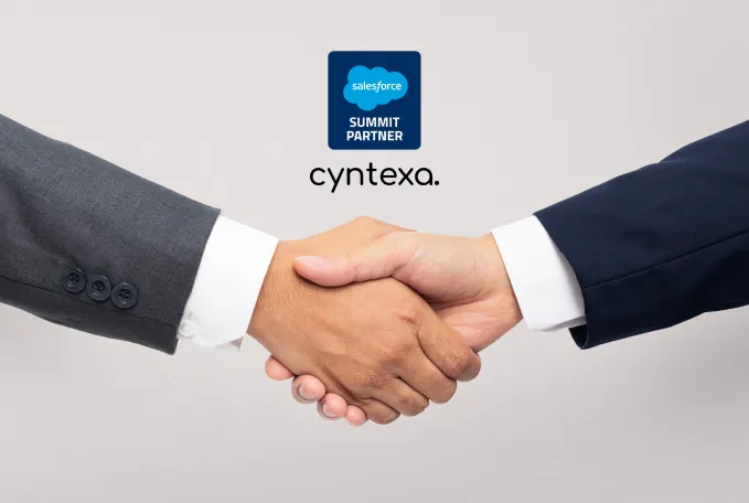 Cyntexa is now a Salesforce Summit Consulting Partner banner