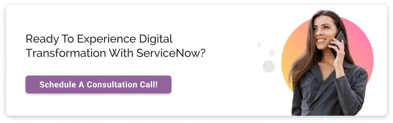 digital transformation with servicenow