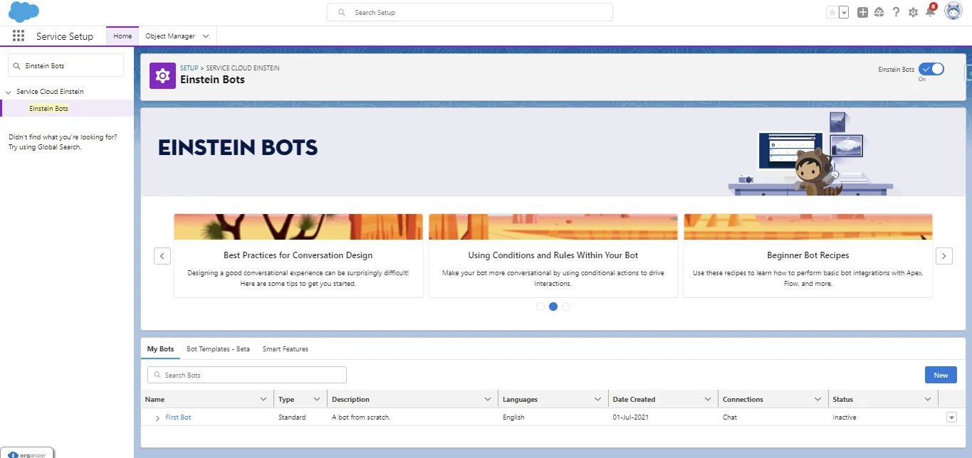 Einstein Chatbot Implementation Guide - Step 4