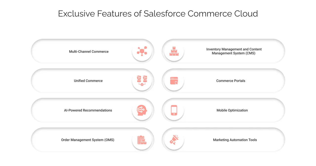 Exclusive Features of Salesforce Commerce Cloud light