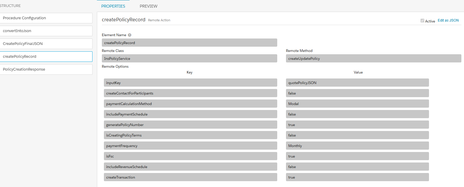 Execute Policy Creation
