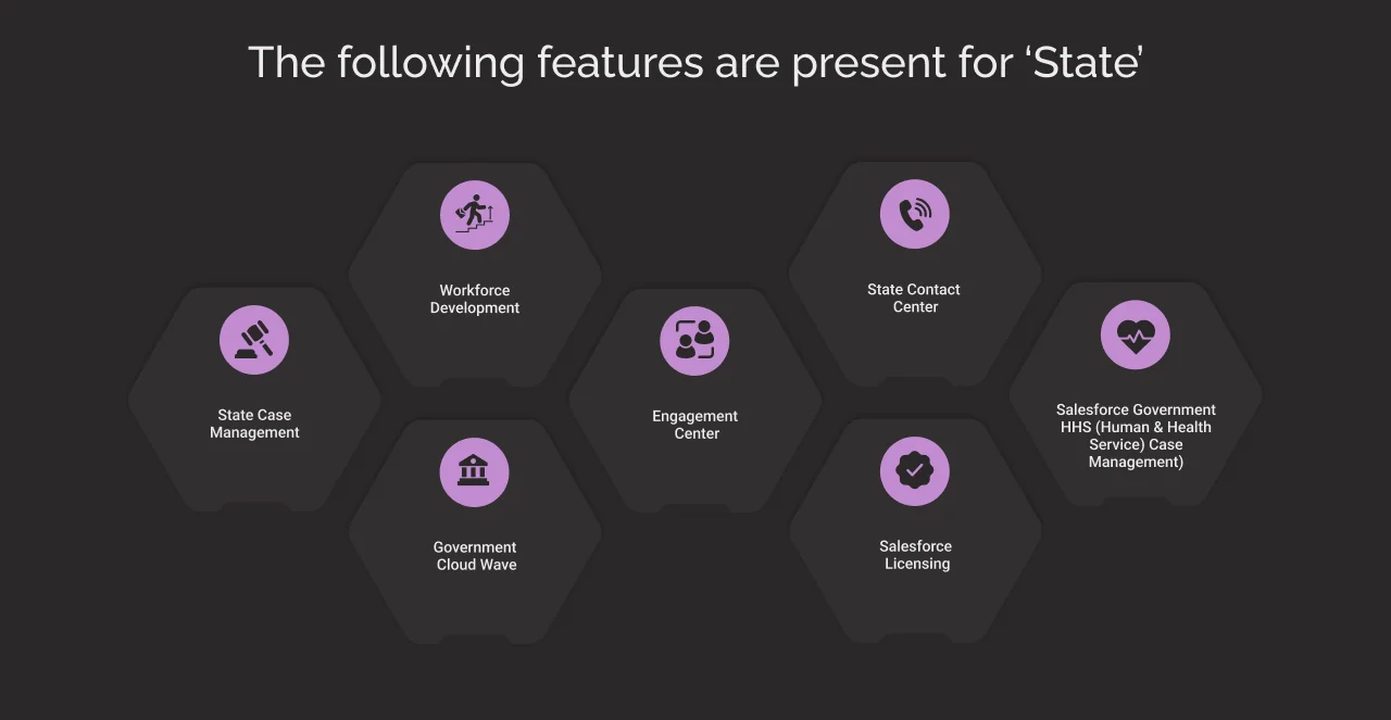 features are present for state dark