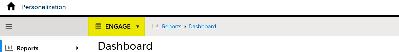 Go to Engage Tab Setup Screenshot
