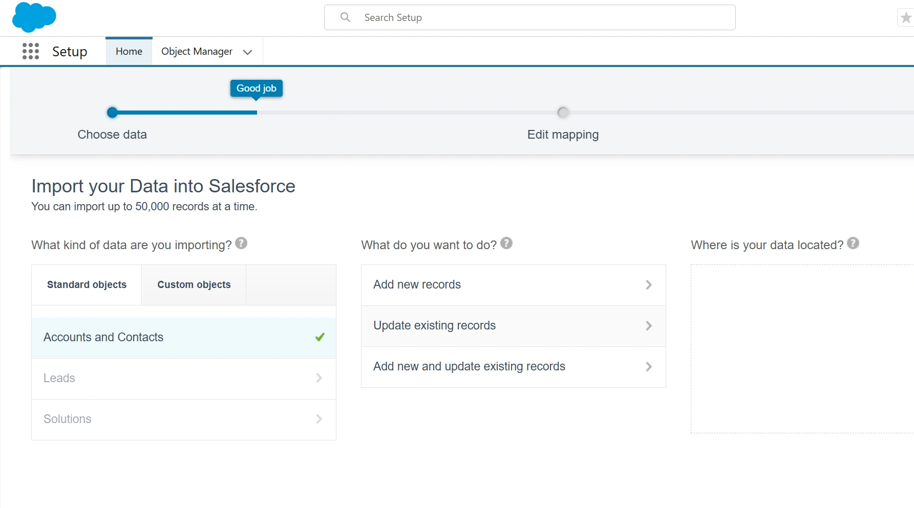 Import Your Data Now