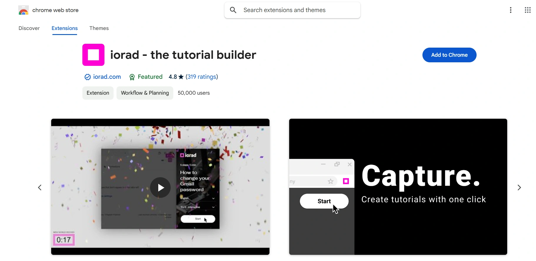 Iorad The Tutorial Builder Chrome Extension Img