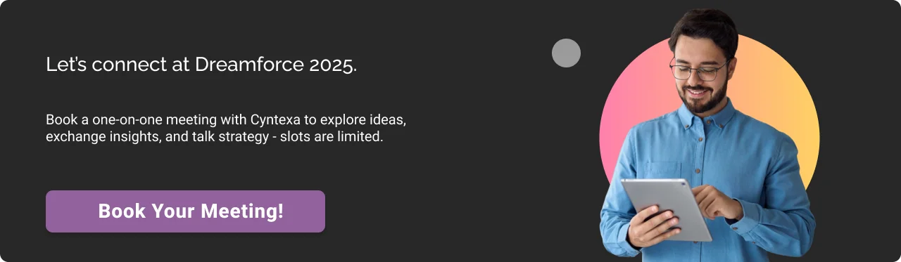 Let's Connect at Dreamforce 2025 CTA