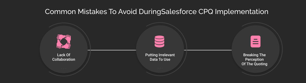 mistakes to avoid during Salesforce CPQ Implementation dark