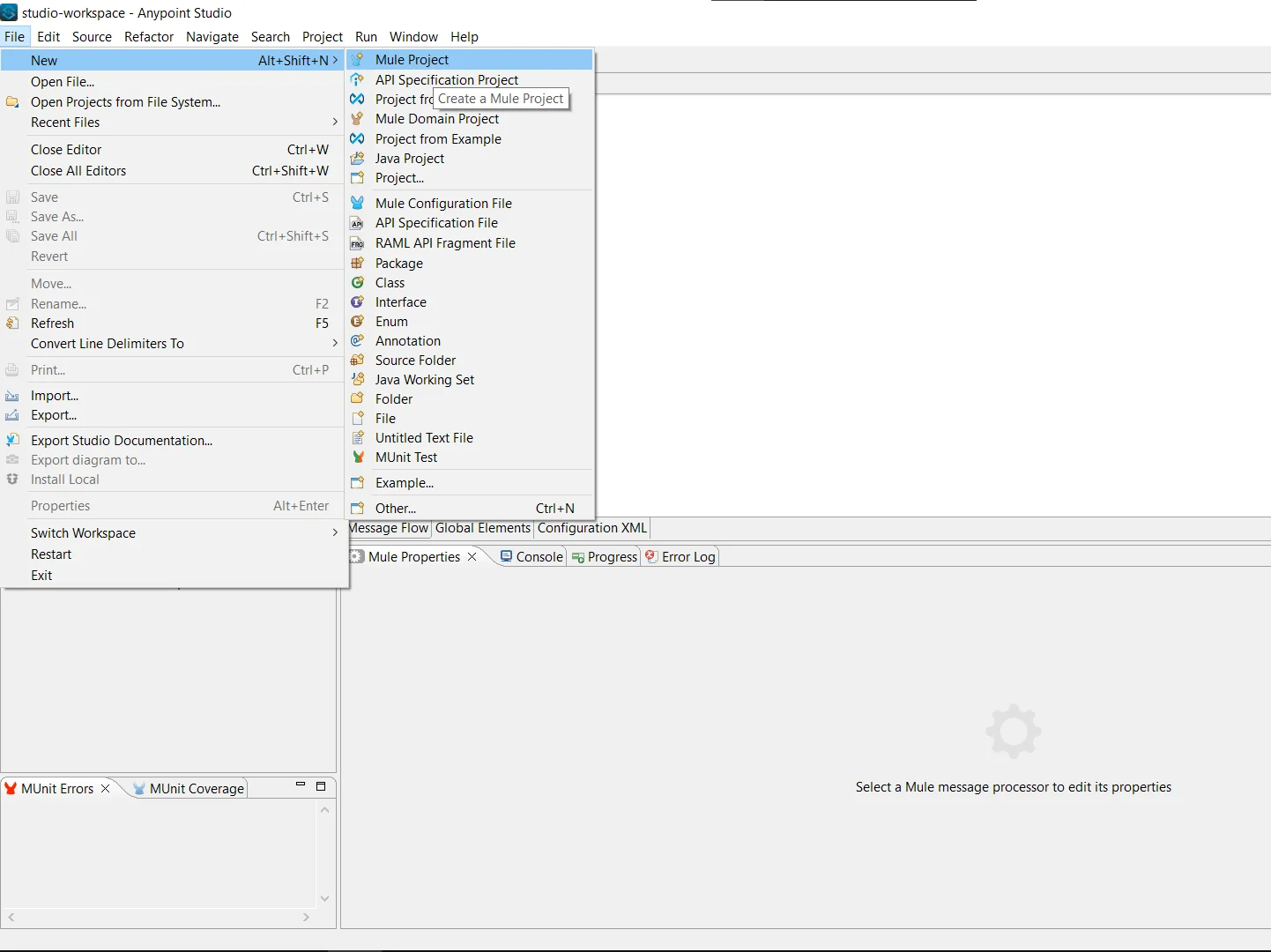 MuleSoft Integration Step 1