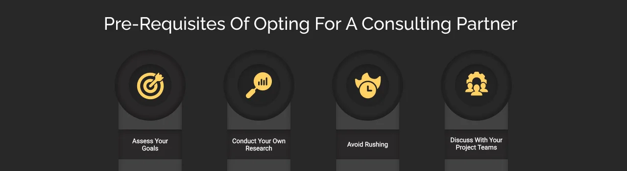 Pre-Requisites Of Opting For A Consulting Partner Dark