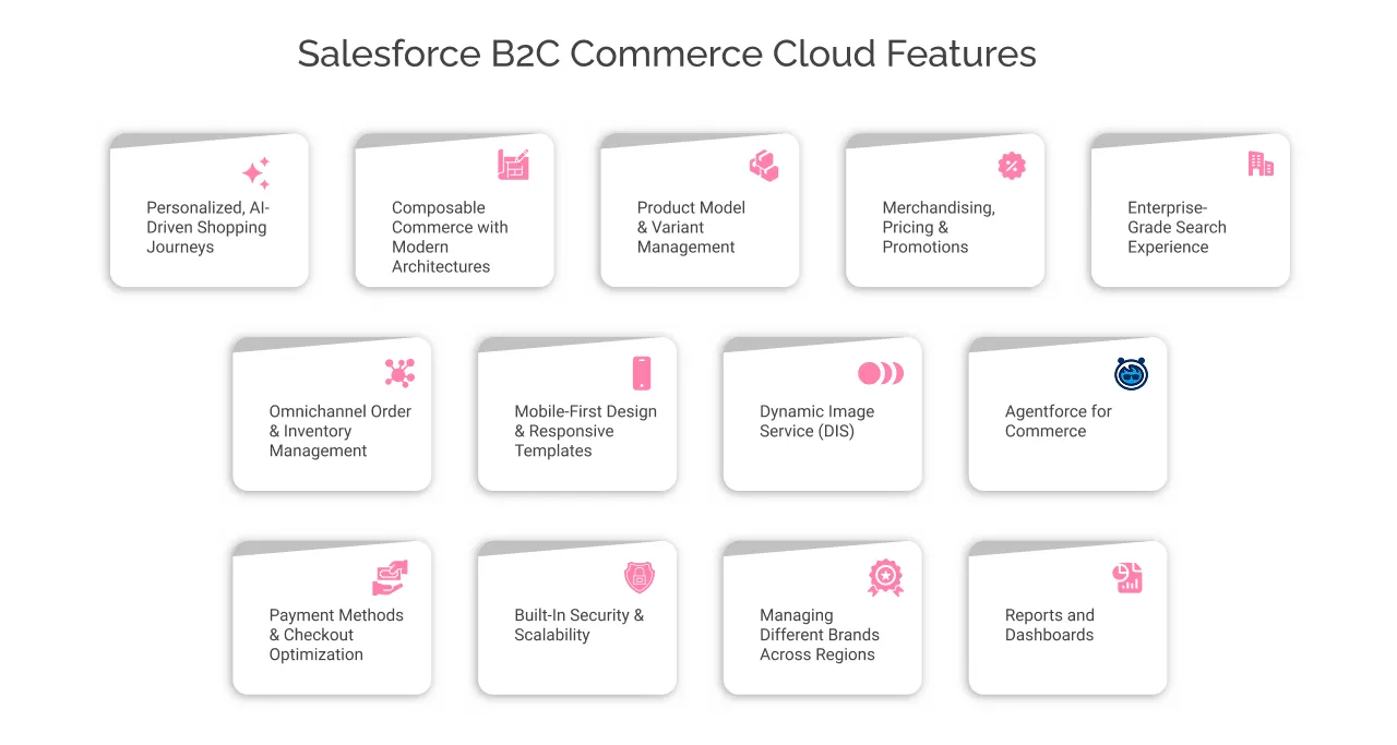 Features of Salesforce B2C Commerce Cloud light