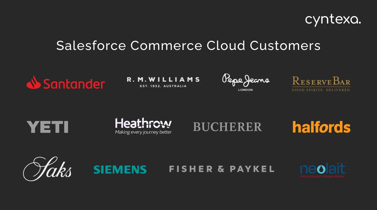 Salesforce commerce cloud customers dark mode image
