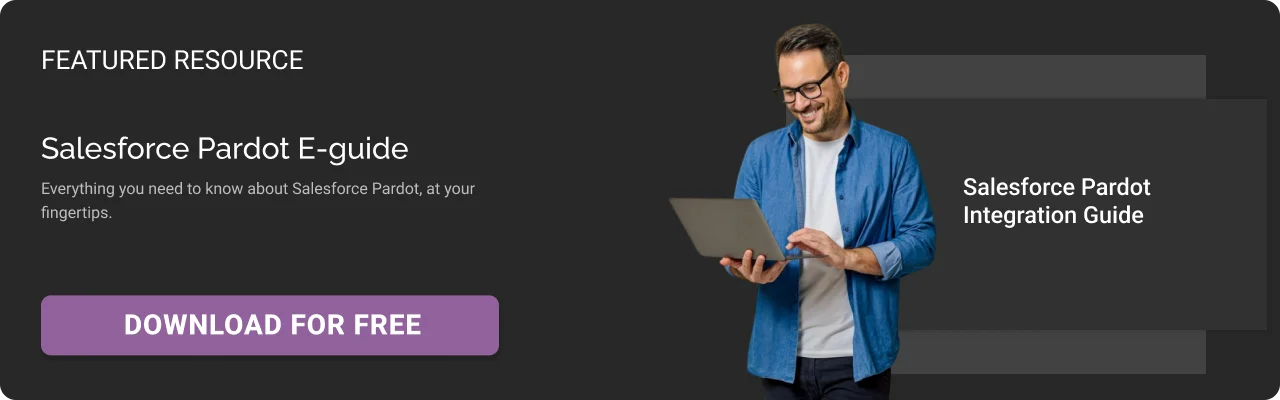 Salesforce pardot integration guide cta dark