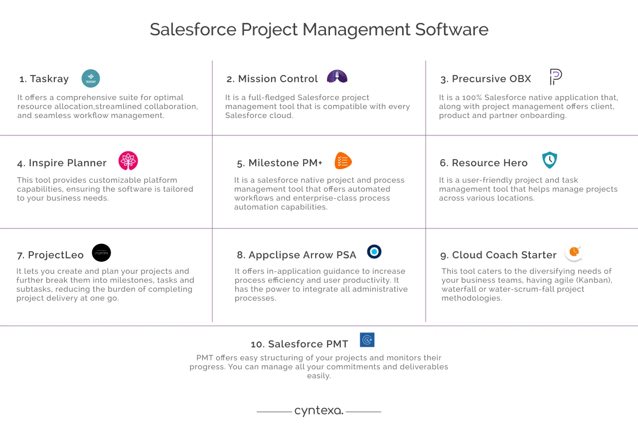 Salesforce project management software