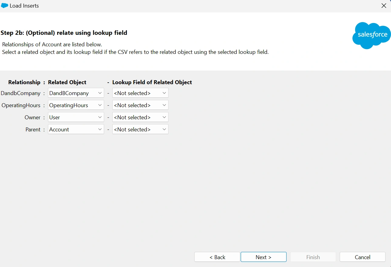 Select lookup fields and then click on the next.