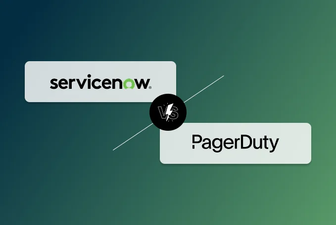 ServiceNow vs PagerDuty banner image