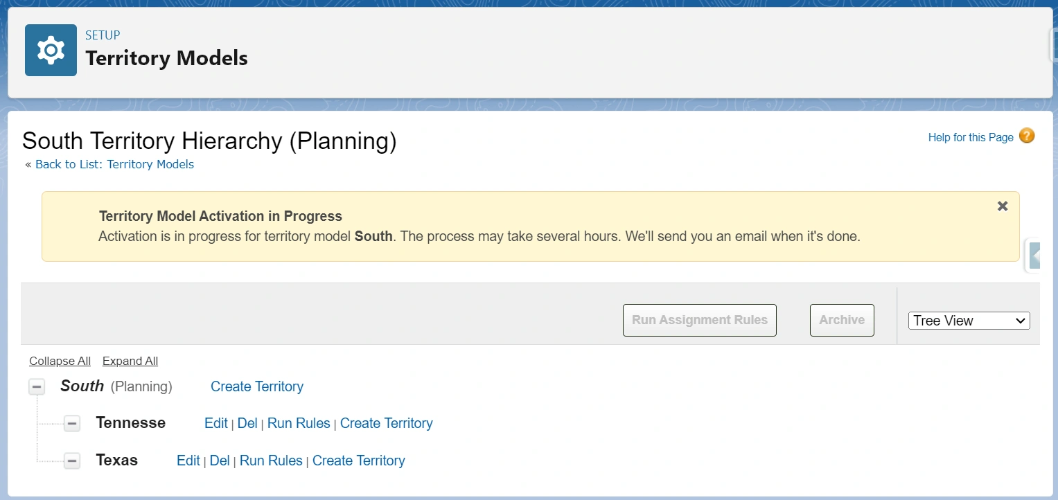 Your model is now activated