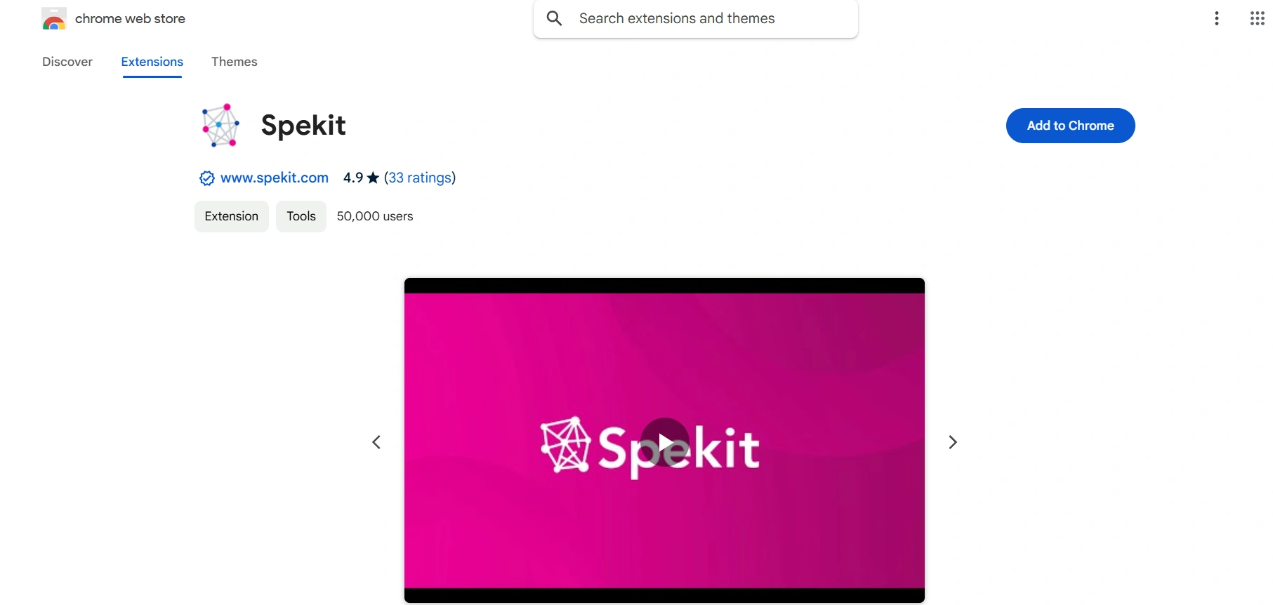 Spekit Chrome Extension Img