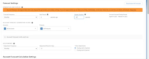 Step-8 - Create Forecasting Periods