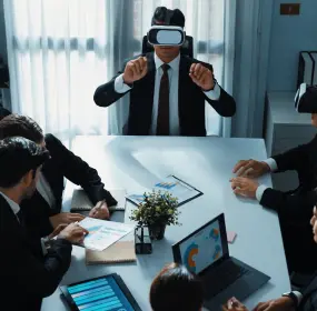 Navigating Tech Transitions - How Leaders Steer Through Digital Transformation Banner