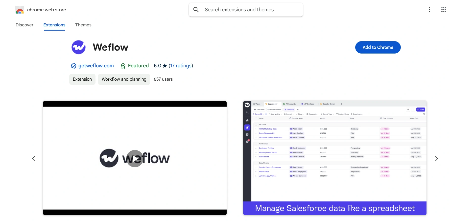 Weflow Chrome Extension Img