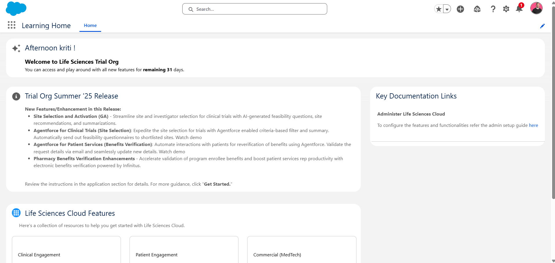Welcome to Life Sciences Trial Org Page